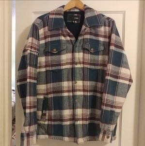 Hurley Men's Flannel Work Shirt